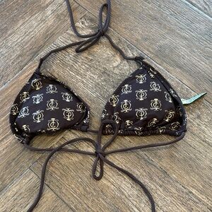 Juicy Y2K Triangle String Bikini Top